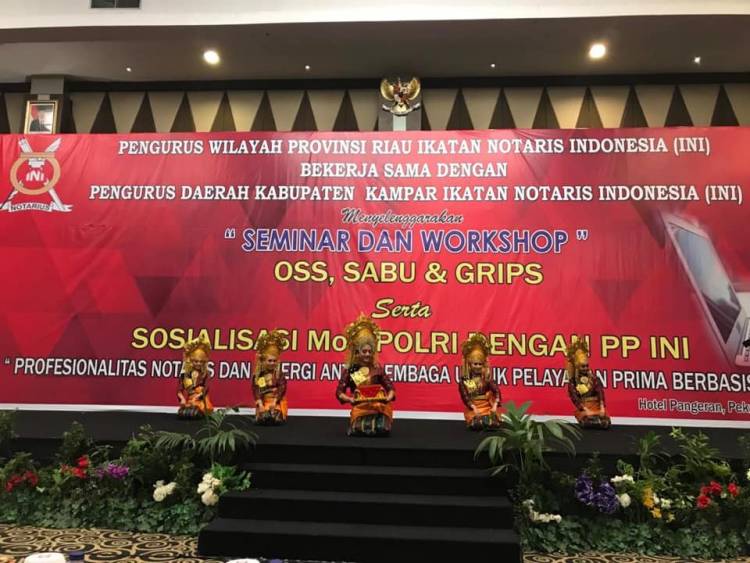 Seminar & Workshop OSS, SABU & GRIPS Pengwil Riau INI