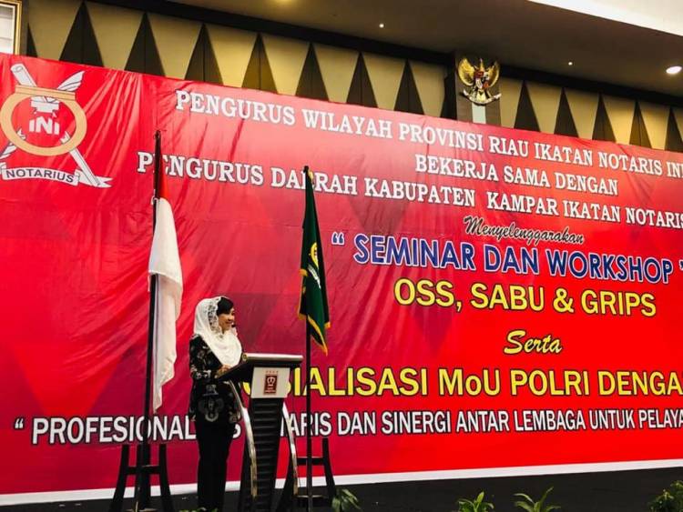 Seminar & Workshop OSS, SABU & GRIPS Pengwil Riau INI