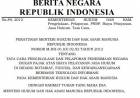Permenkumham tentang tata cara pengelolaan PNBP thn 2012