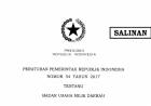 PERATURAN PEMERINTAH REPUBLIK INDONESIA NOMOR 54 TAHUN 2OI7 TENTANG BADAN USAHA MILIK DAERAH