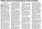 KENOTARIATAN : Mimpi Yasonna Tentang Notaris yang Kompeten
