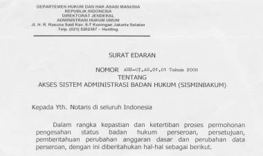 Surat Edaran Ikatan Notaris Indonesia