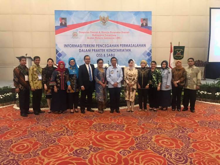 Informasi Terkini Pencegahan Permasalahan Dalam Praktek Kenotariatan, OSS dan SABU