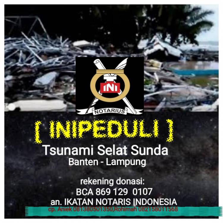 INI PEDULI Tsunami Selat Sunda